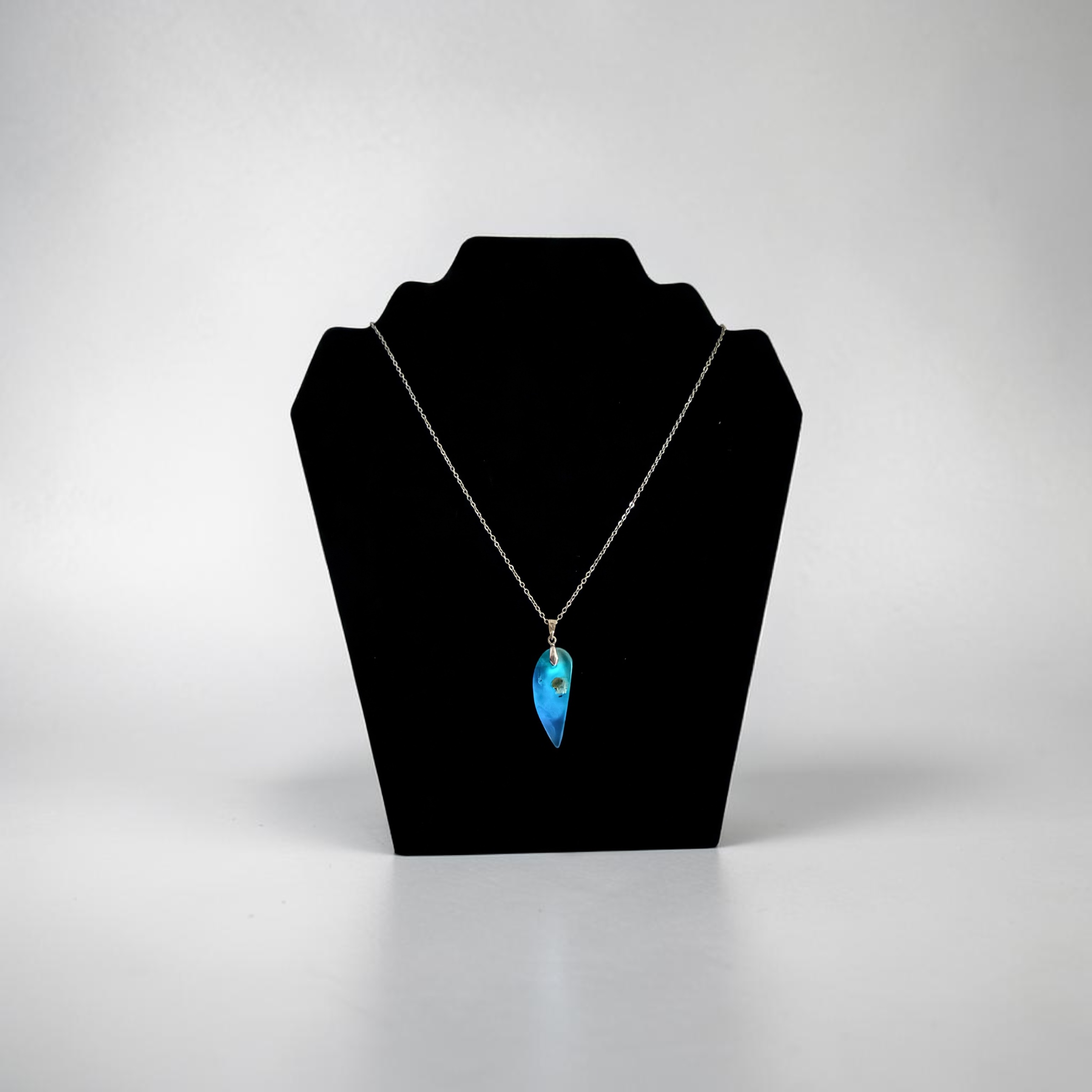 Moonfall Resonance — handmade sustainable luxury jewelry detail, responsible materials, angle 2