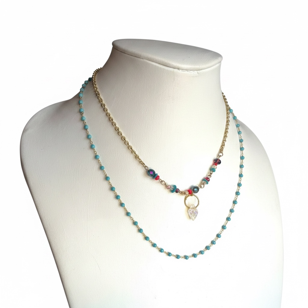 Solstice Shore — handmade sustainable luxury jewelry detail, responsible materials, angle 5
